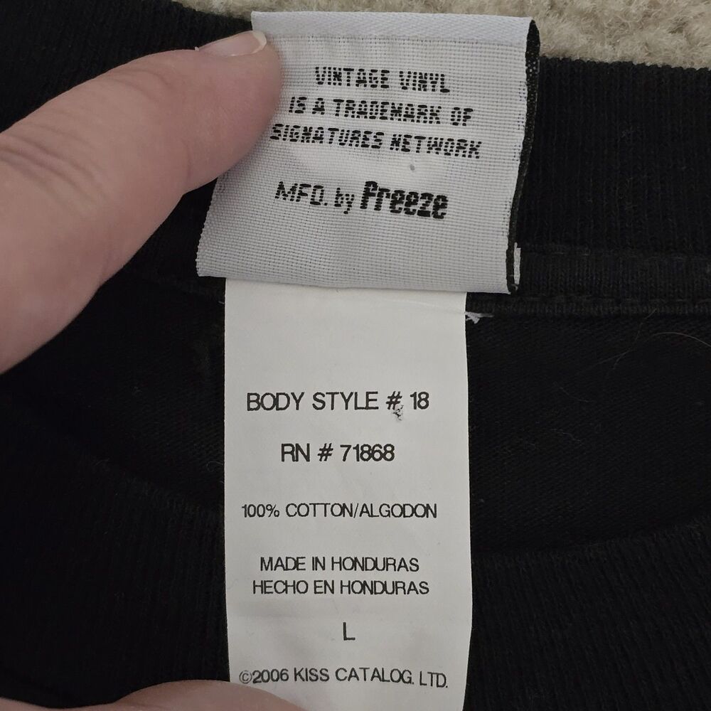 KISS Psycho Circus Vintage Vinyl T-Shirt 2006 Large Black - Picture 7 of 8